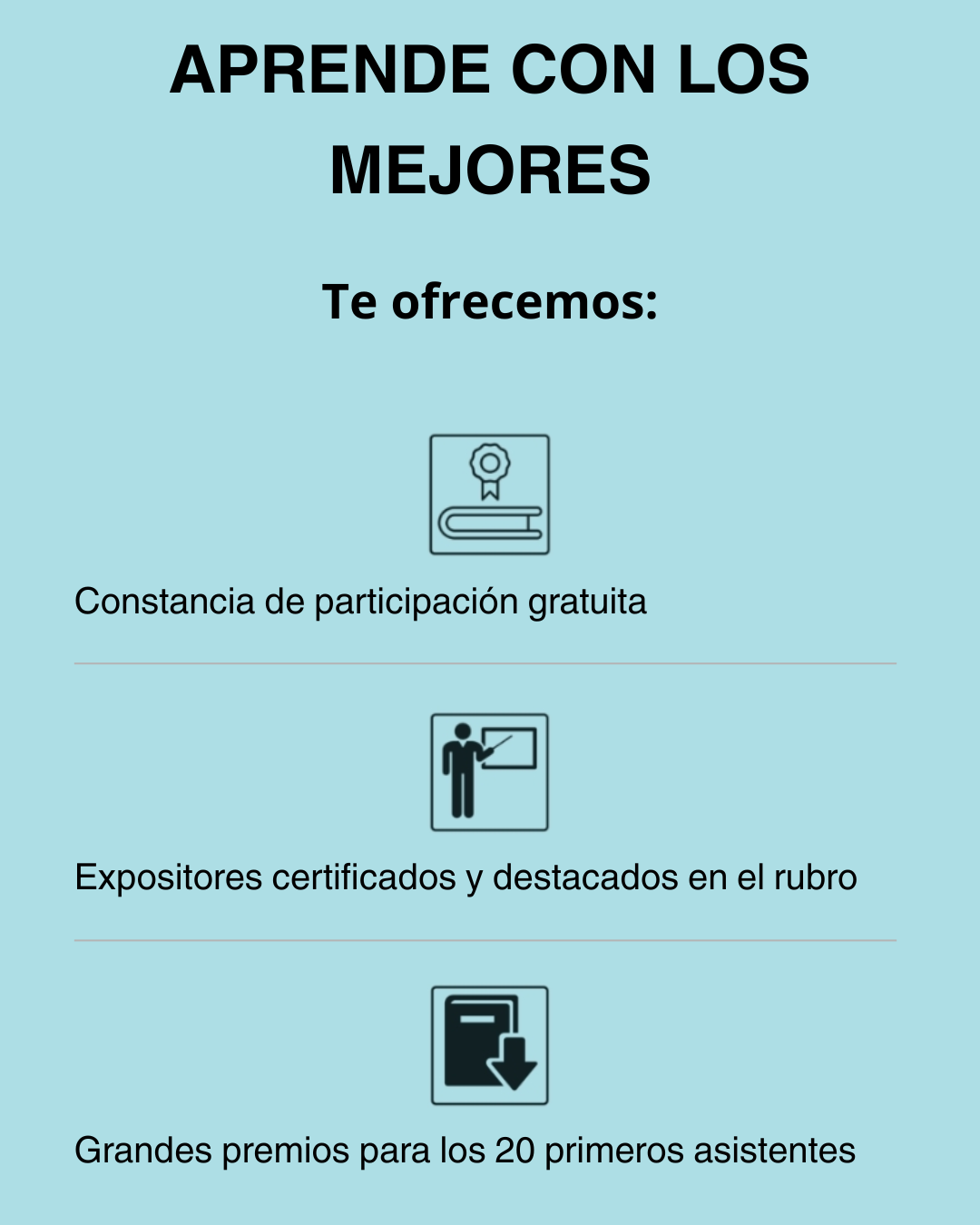 APRENDE CON LOS MEJORES